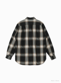 BATONER 26AW  OMBRE CHECK REGULAR COLLAR SHIRT