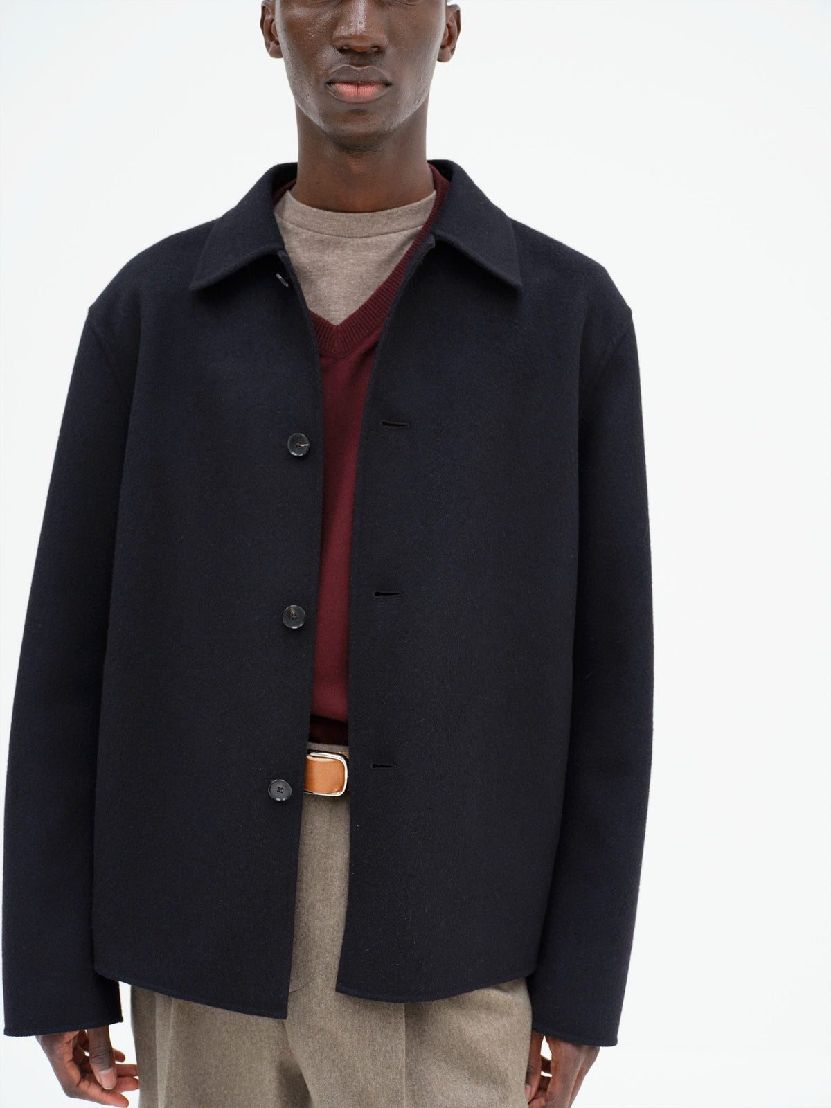 AURALEE 26AW SUPER FINE WOOL MELTON HAND SEWN BLOUSON