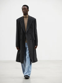 AURALEE 26AW CASHMERE MOLESKIN DOUBLE-BREASTED COAT
