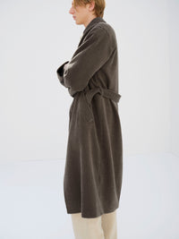 AURALEE 26AW WOOL CASHMERE CORDUROY SOUTIEN COLLAR COAT