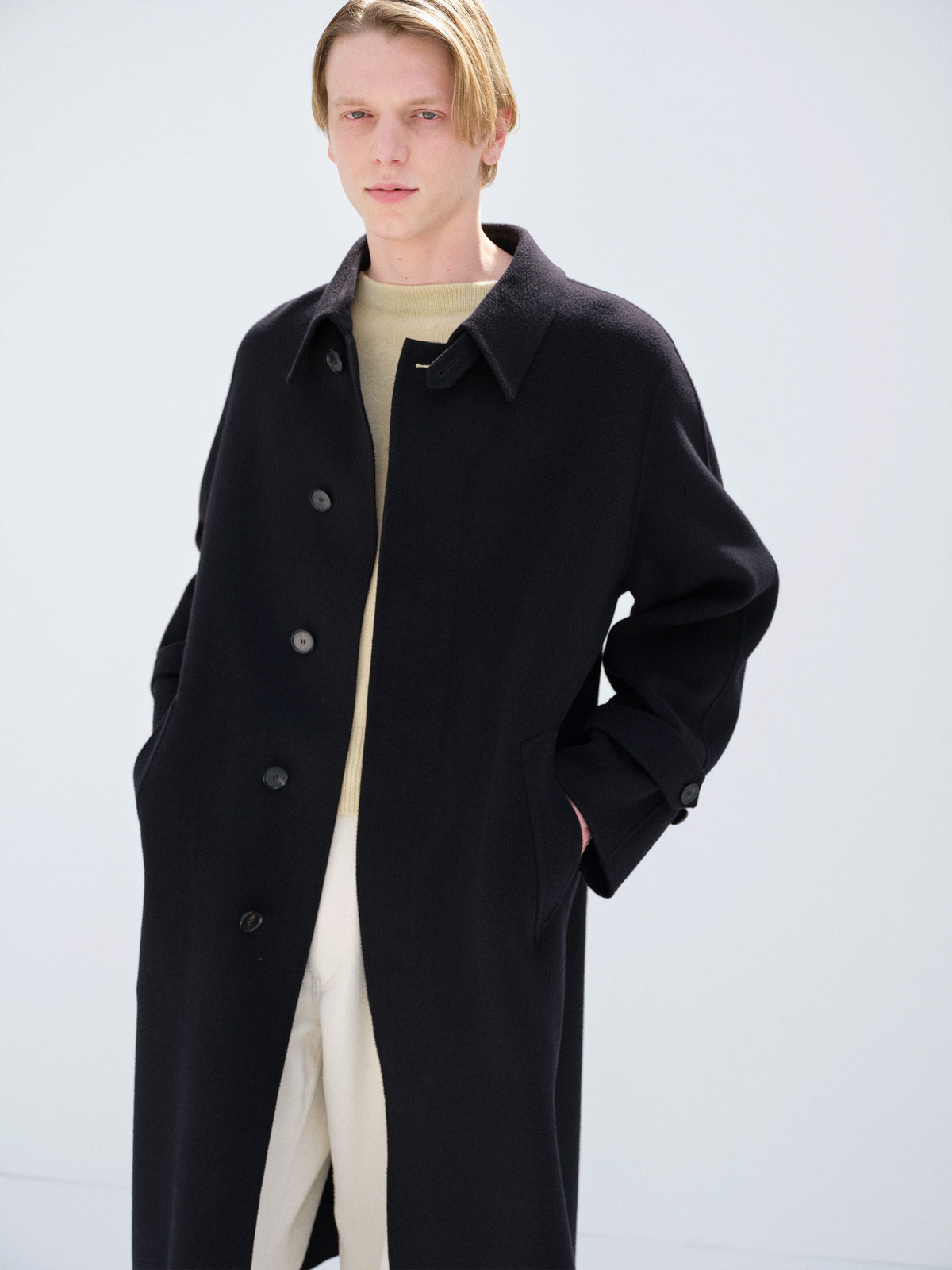 AURALEE 26AW SUPER FINE WOOL MELTON HAND SEWN COAT