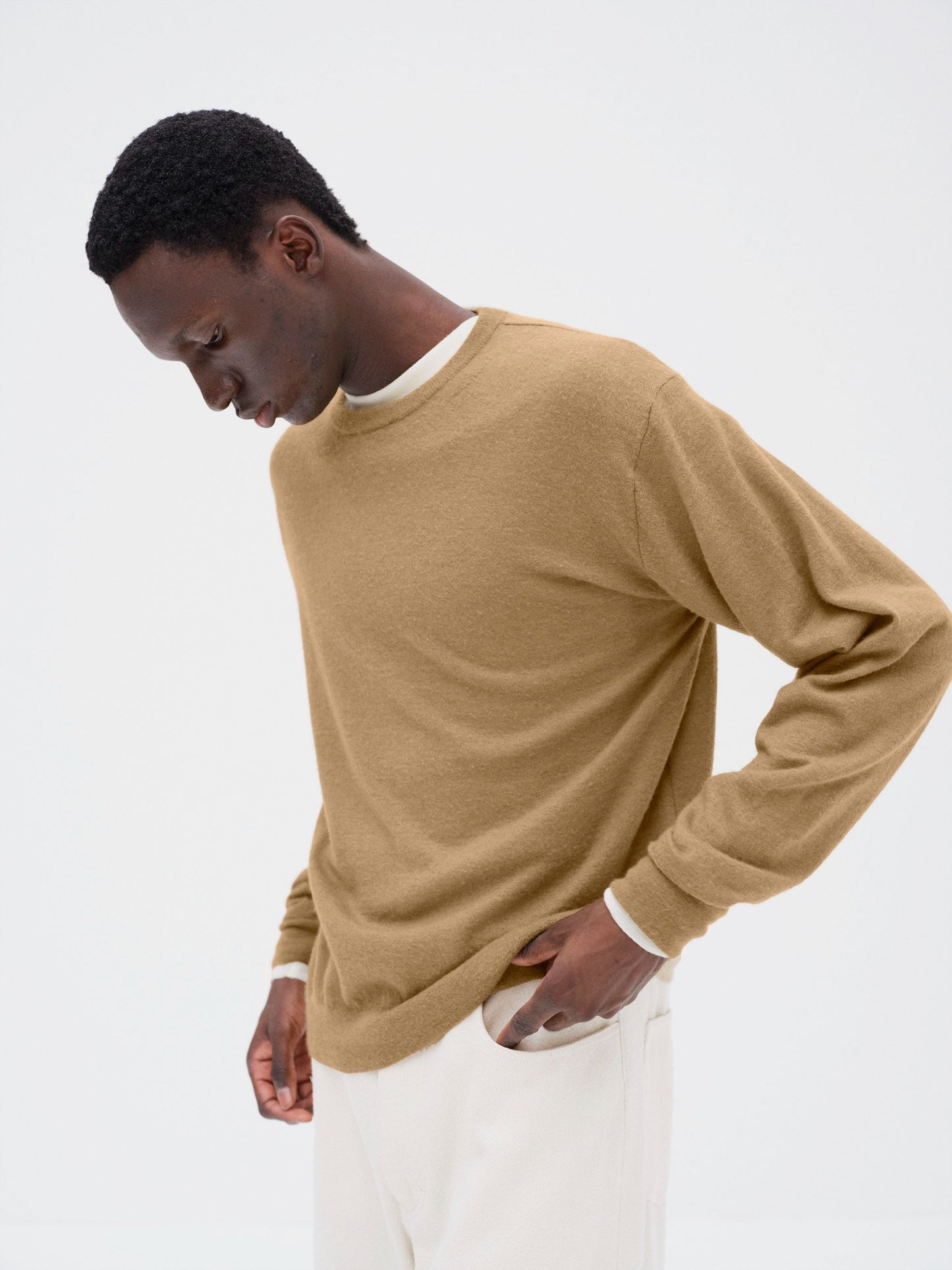 AURALEE 26AW HIGH GAUGE SOFT CASHMERE KNIT P/O