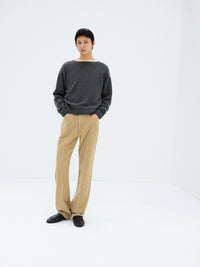 AURALEE 26AW LIGHT CASHMERE KNIT BOAT NECK P/O