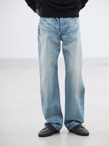 AURALEE 26AW SELVEDGE FADED HEAVY DENIM WIDE PANTS