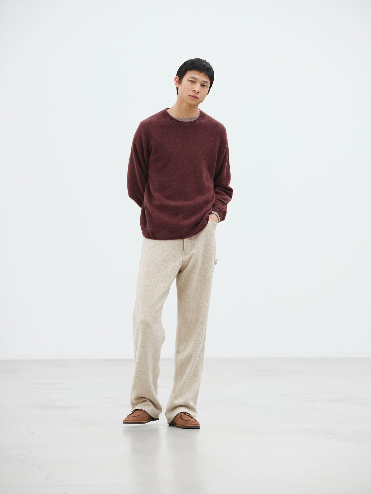AURALEE 26AW HOMESPUN TWEED PAINTER PANTS