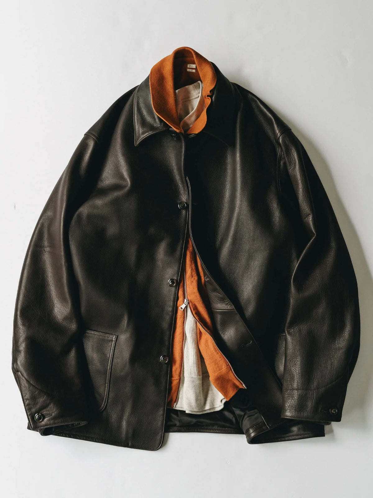 blurhms 26AW Steer Leather Coverall