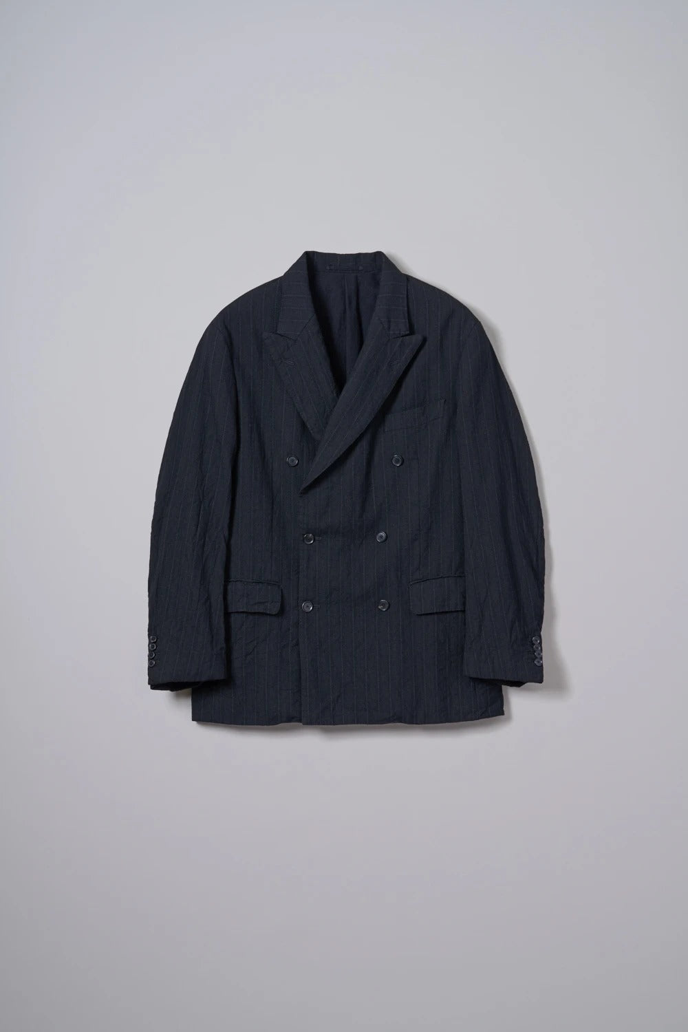KAPTAIN SUNSHINE 26AW Wool Stripe Double-breasted Jacket