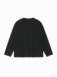 BATONER 26AW WOOL LONG SLEEVE T-SHIRT
