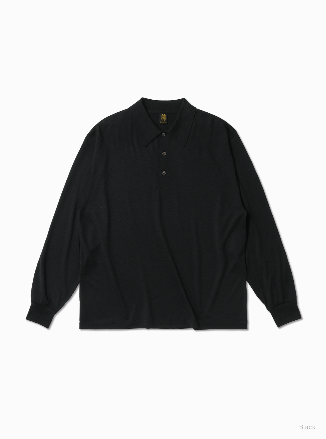 BATONER 26AW  WOOL POLO LONG SLEEVE T-SHIRT