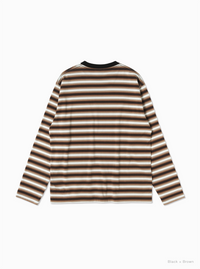 BATONER 26AW  GRADATION CREW NECK LONG SLEEVE T-SHIRT