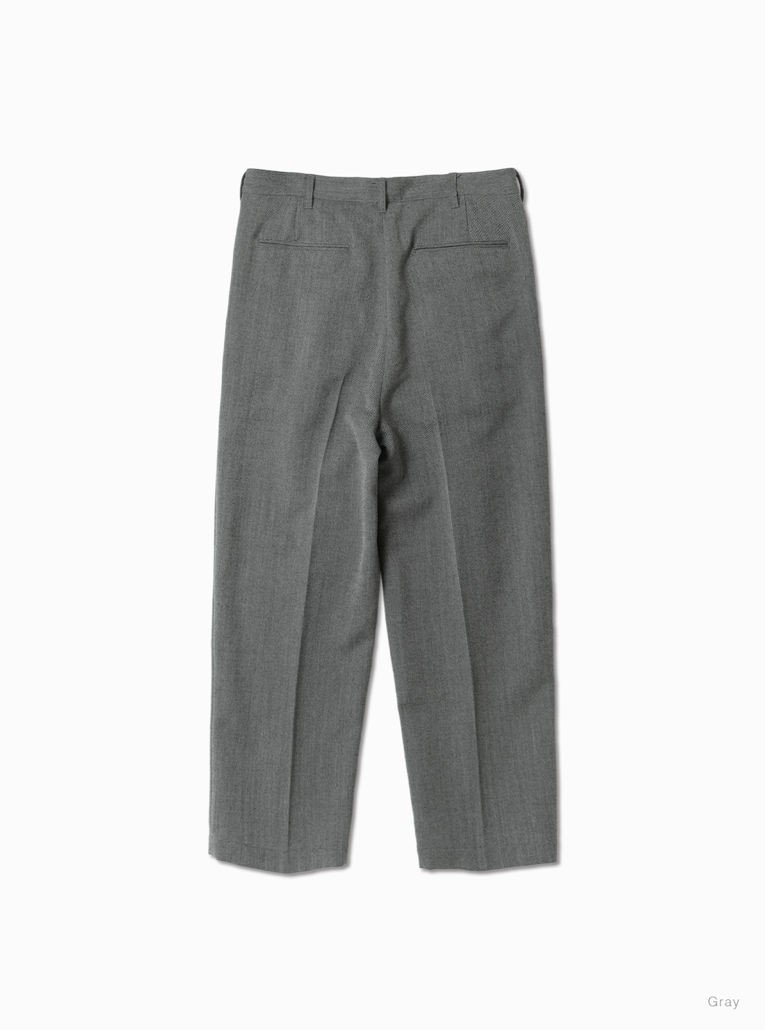 BATONER 26AW  TWEED WOOL ONE TUCK TROUSERS