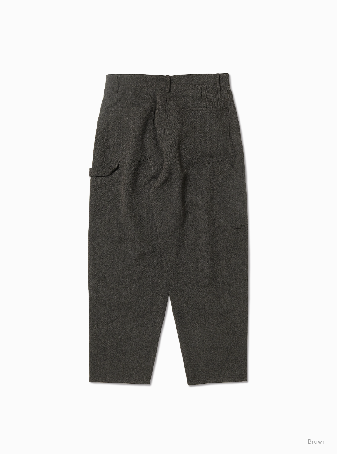 BATONER 26AW TWEED WOOL PAINTER PANTS