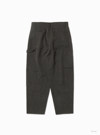 BATONER 26AW TWEED WOOL PAINTER PANTS