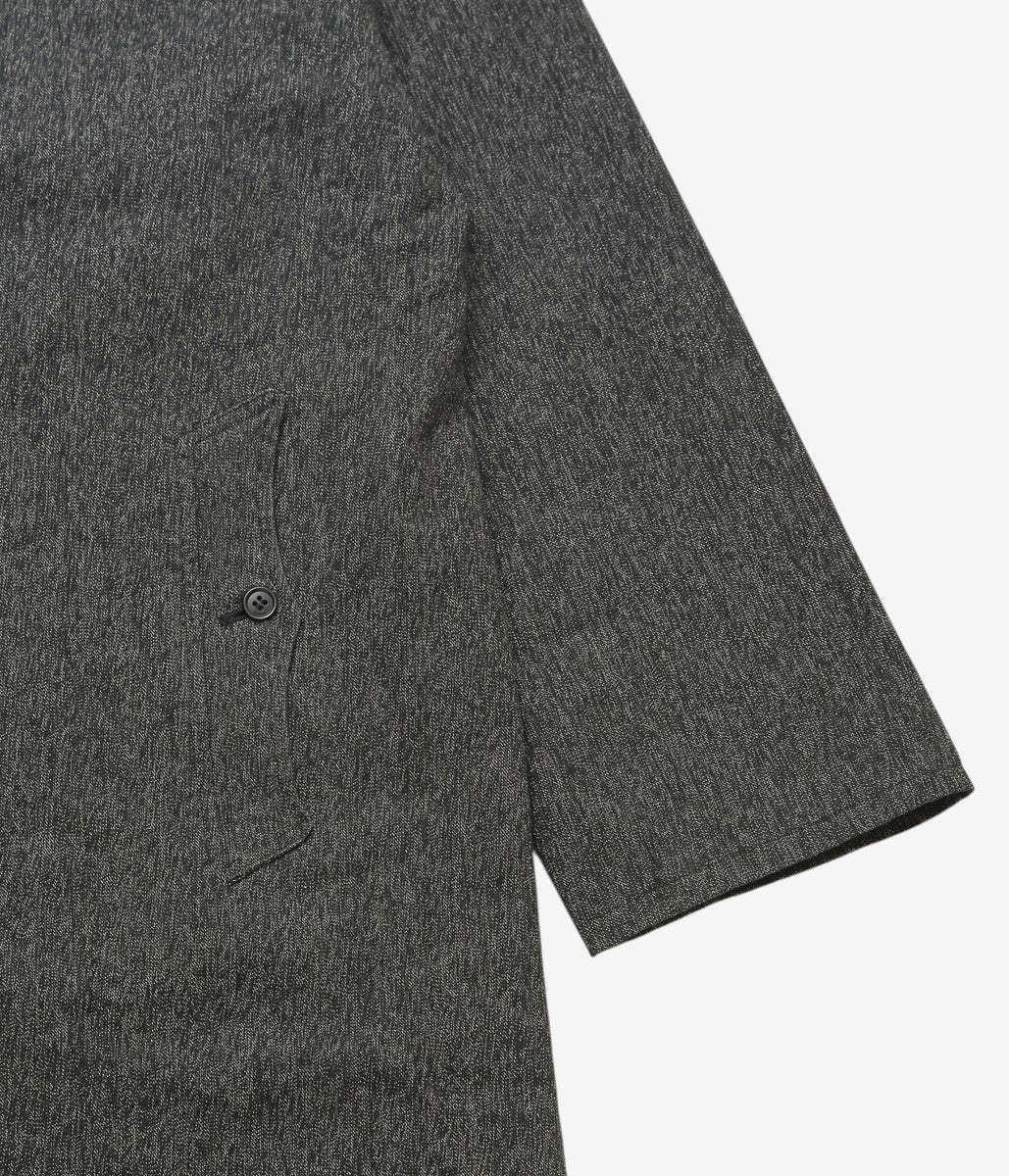 Herill 26AW BLACK CHAMBRAY CLASSIC COAT