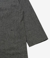 Herill 26AW BLACK CHAMBRAY CLASSIC COAT