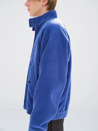 AURALEE 26AW WOOL CASHMERE CORDUROY ZIP BLOUSON