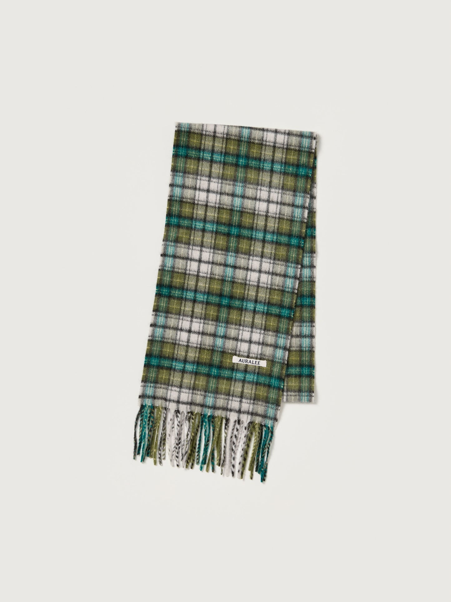 AURALEE 26AW CASHMERE CHECK LONG STOLE