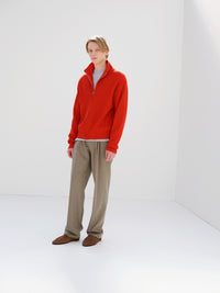 AURALEE 26AW CASHMERE MOLESKIN TWO-TUCK SLACKS