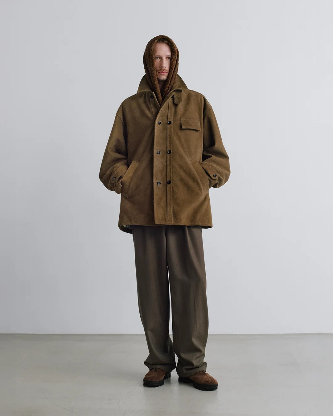 Graphpaper 26AW Hairy Suede Corbusier Jacket