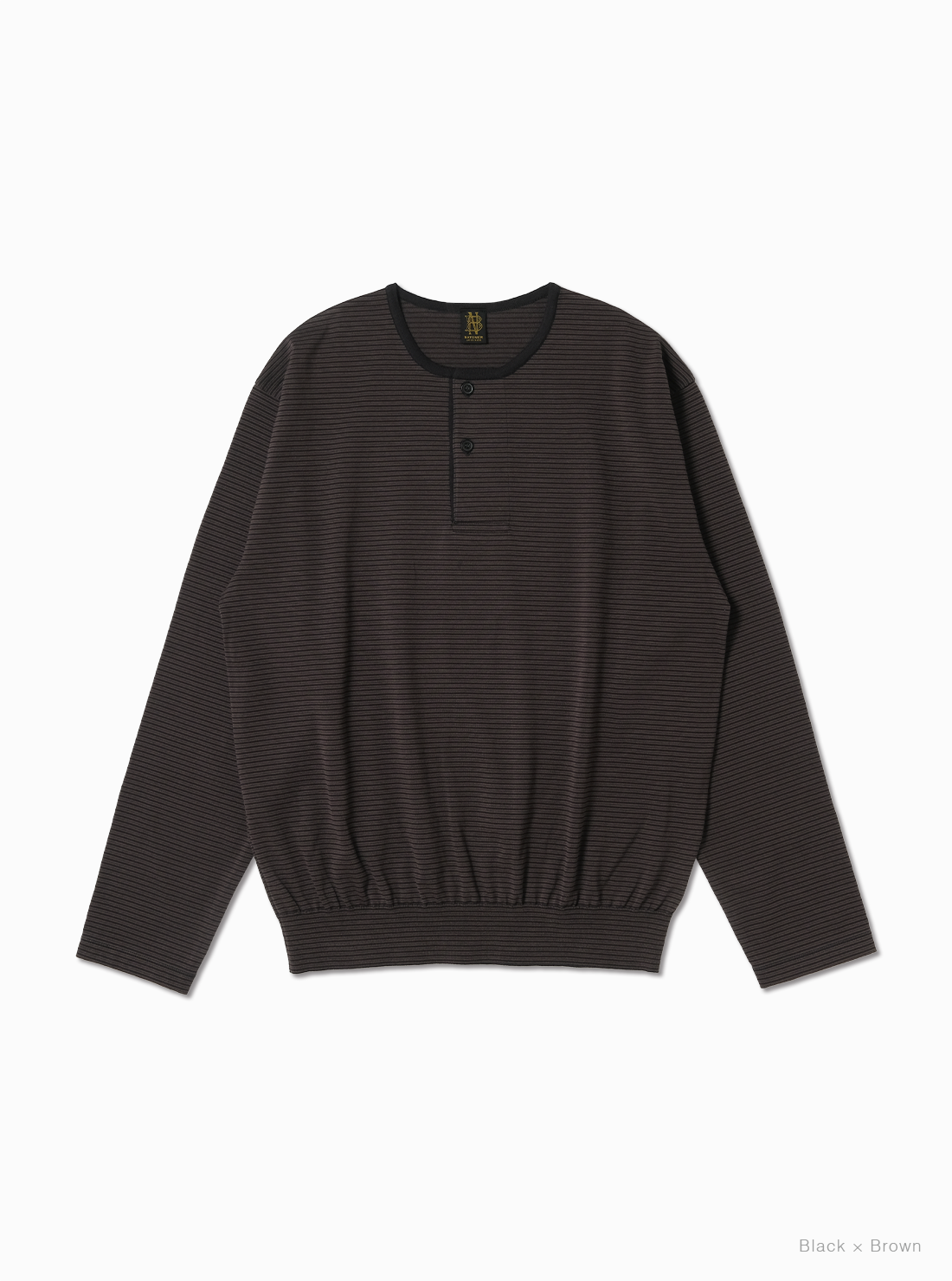 BATONER 26AW BLOWSING HENRY NECK LONG SLEEVE T-SHIRT