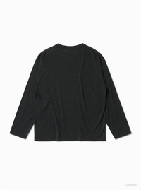 BATONER 26AW WOOL LONG SLEEVE T-SHIRT