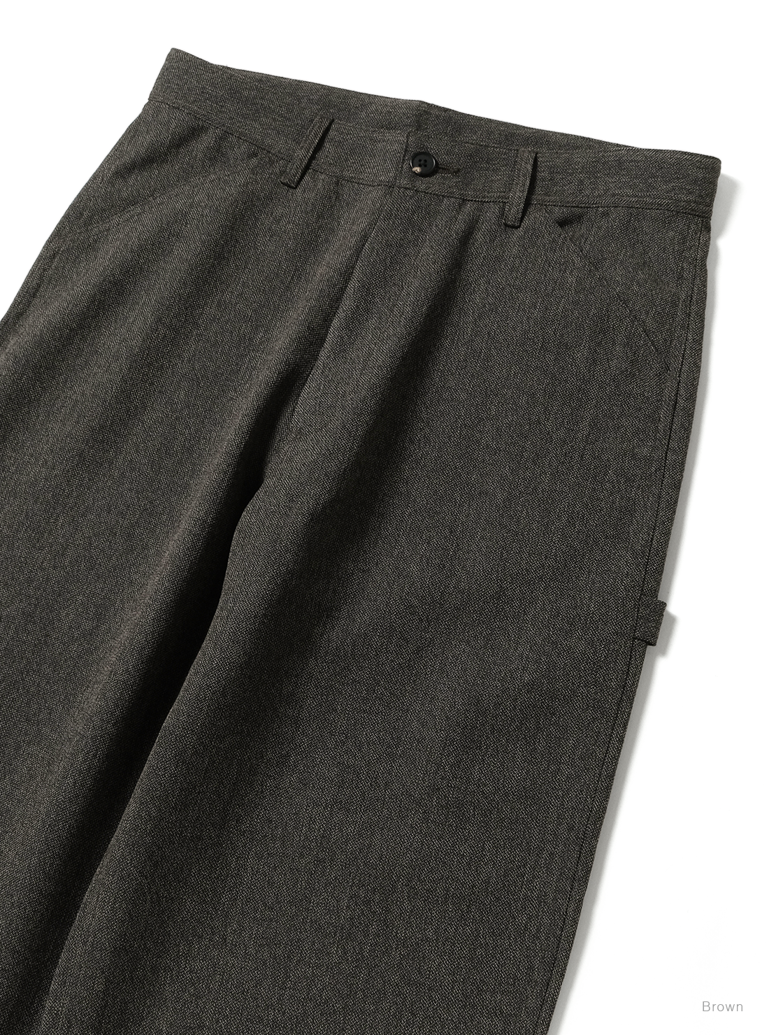 BATONER 26AW TWEED WOOL PAINTER PANTS