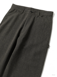 BATONER 26AW TWEED WOOL PAINTER PANTS