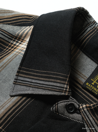 BATONER 26AW  OMBRE CHECK REGULAR COLLAR SHIRT