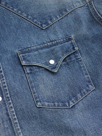 New Manual 26AW LV DENIM BIG WESTERN SHIRTS