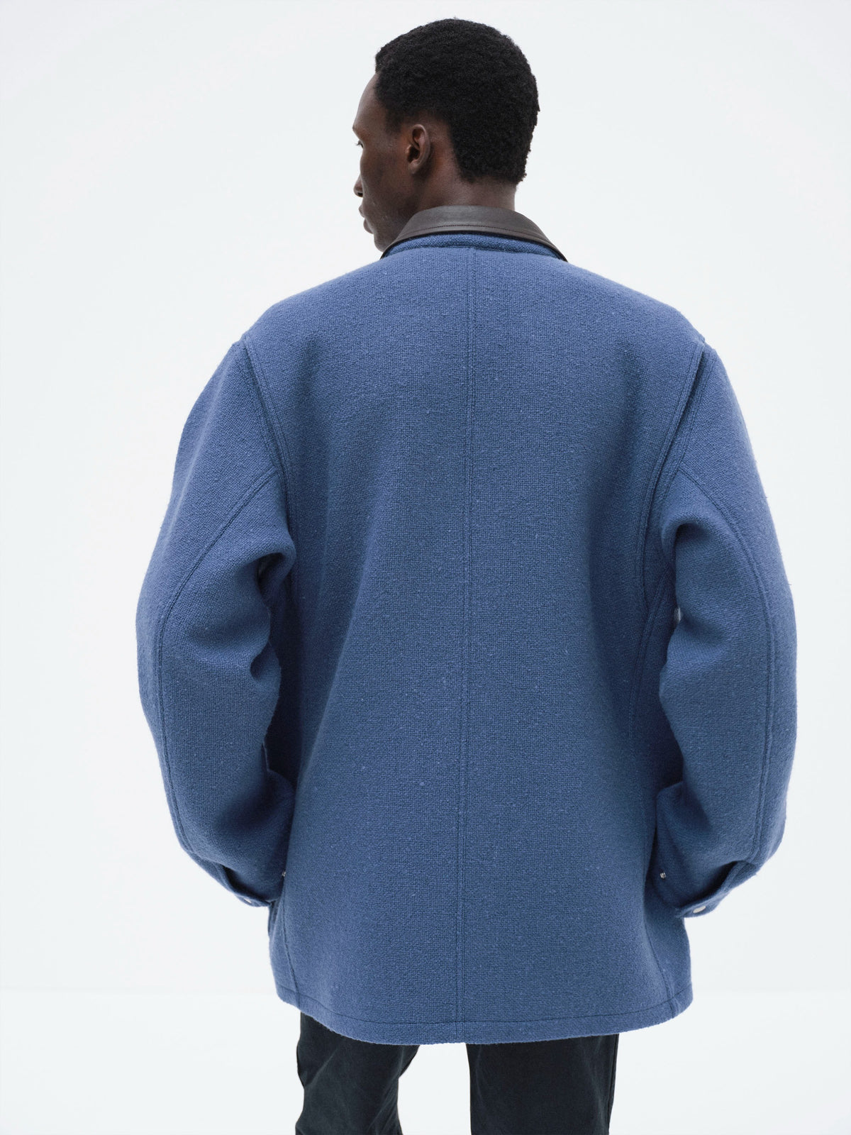 AURALEE 26AW HOMESPUN TWEED ZIP BLOUSON