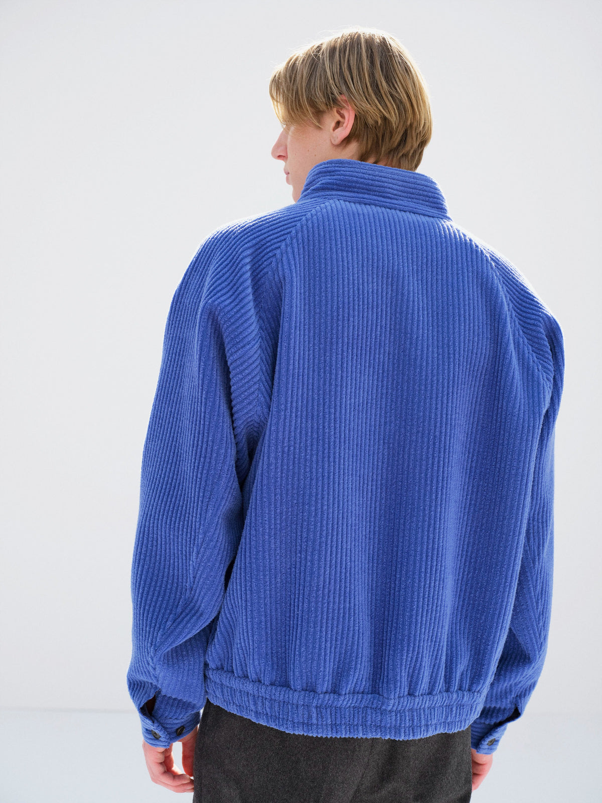 AURALEE 26AW WOOL CASHMERE CORDUROY ZIP BLOUSON
