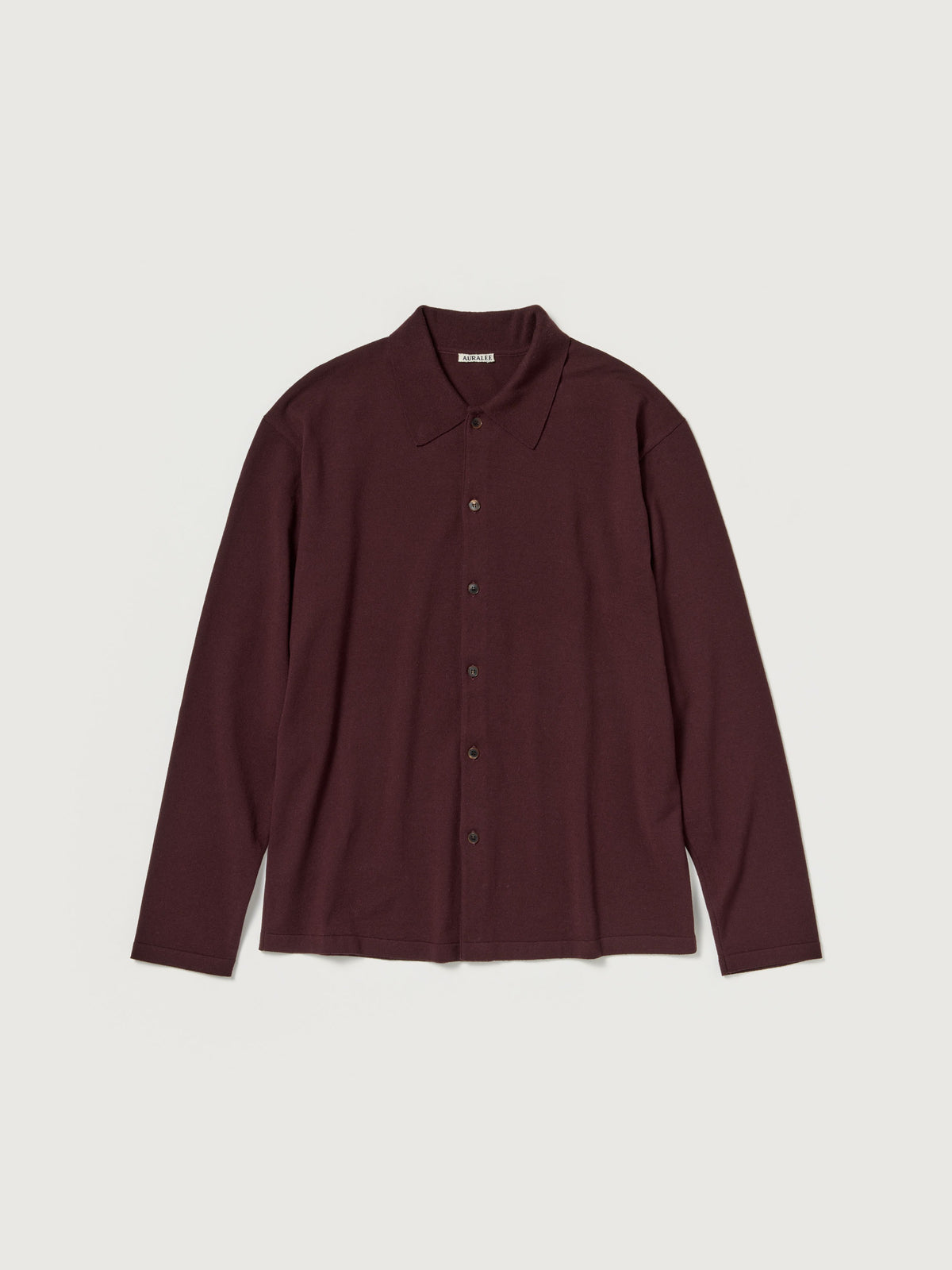 AURALEE 26AW HIGH TWIST WOOL KNIT SHIRT CARDIGAN