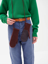 AURALEE 26AW BABY CASHMERE KNIT MITTEN