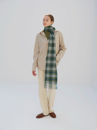 AURALEE 26AW CASHMERE CHECK LONG STOLE