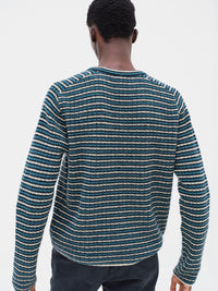 AURALEE 26AW SHETLAND WOOL CASHMERE RIB KNIT P/O