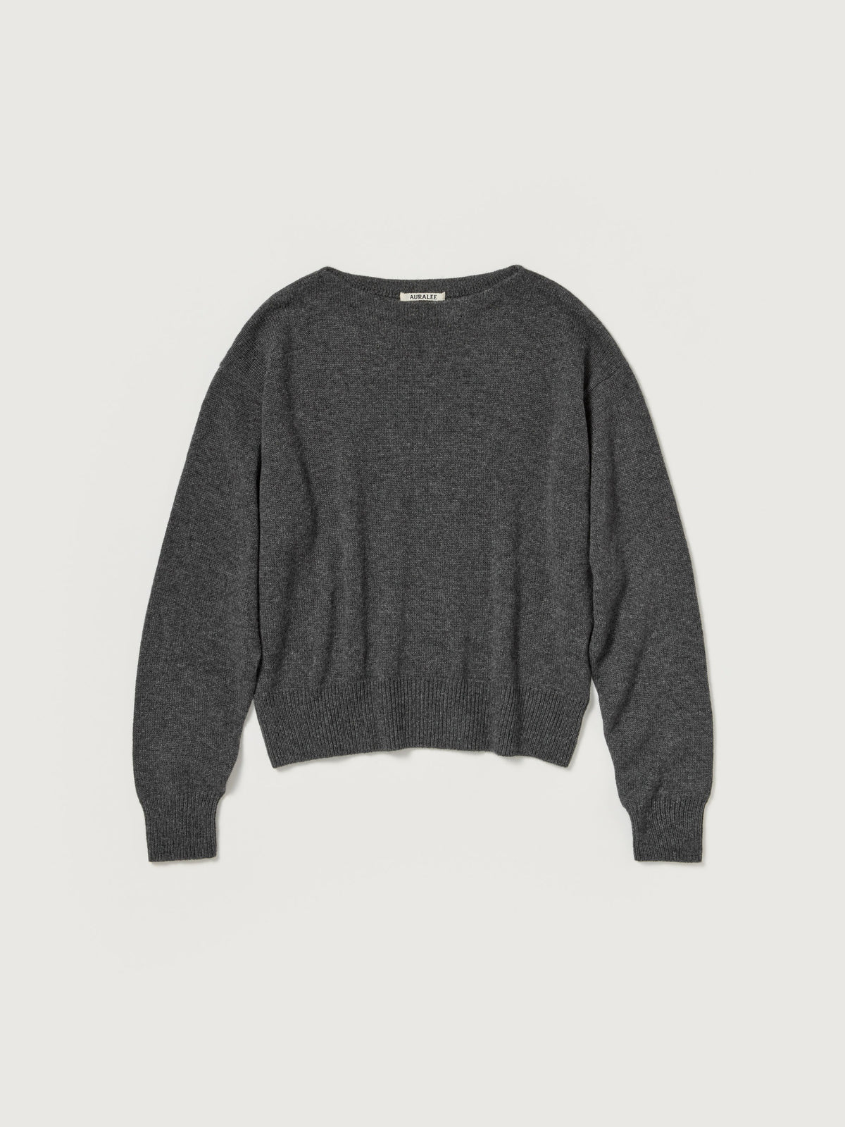 AURALEE 26AW LIGHT CASHMERE KNIT BOAT NECK P/O