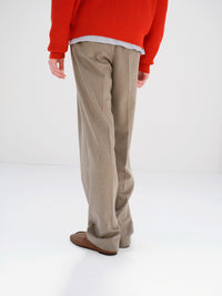 AURALEE 26AW CASHMERE MOLESKIN TWO-TUCK SLACKS