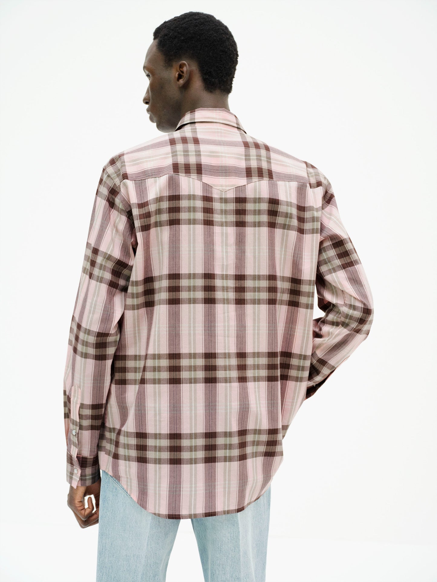 AURALEE 26AW HIGH TWIST COTTON SILK CHECK SHIRT