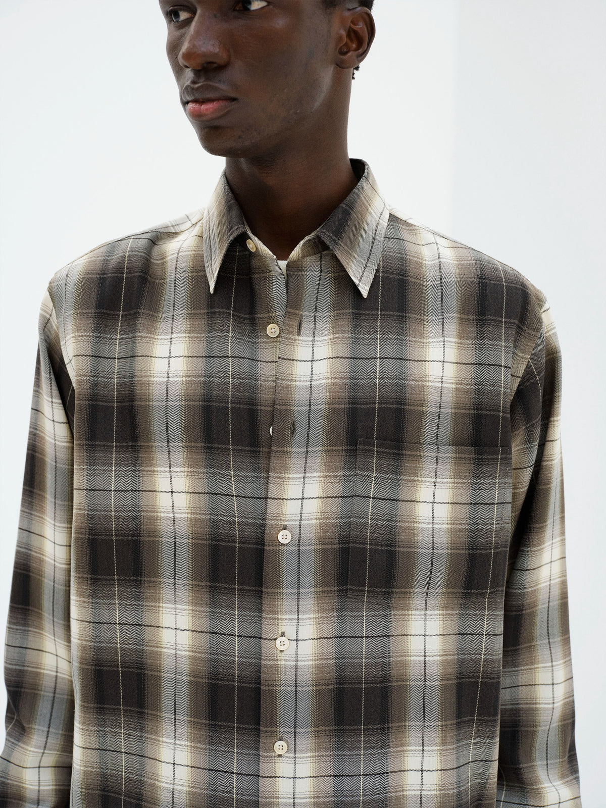 AURALEE 26AW SUPER LIGHT WOOL CHECK SHIRT