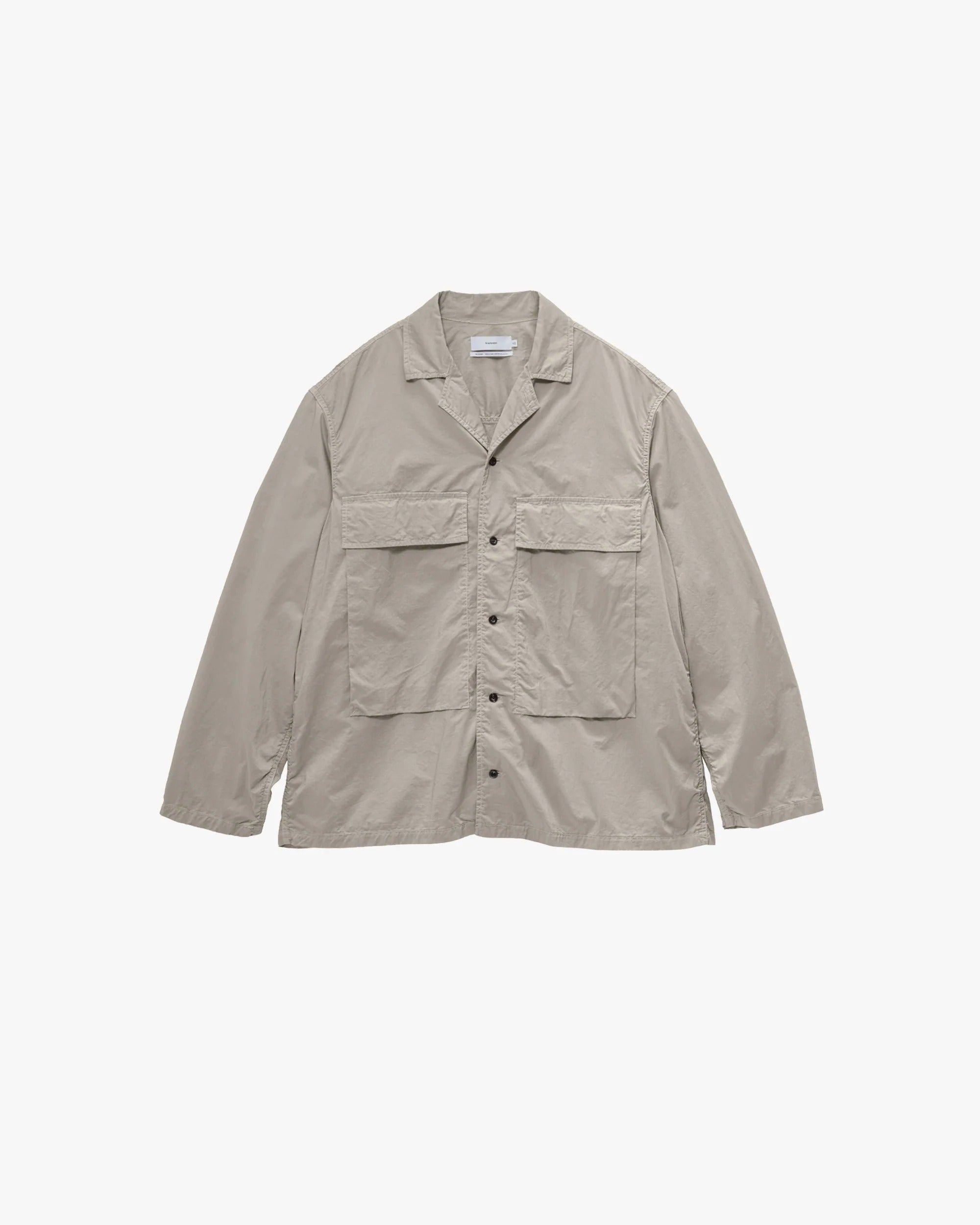 Graphpaper 26AW Garment Dyed Typewriter Fatigue Shirt