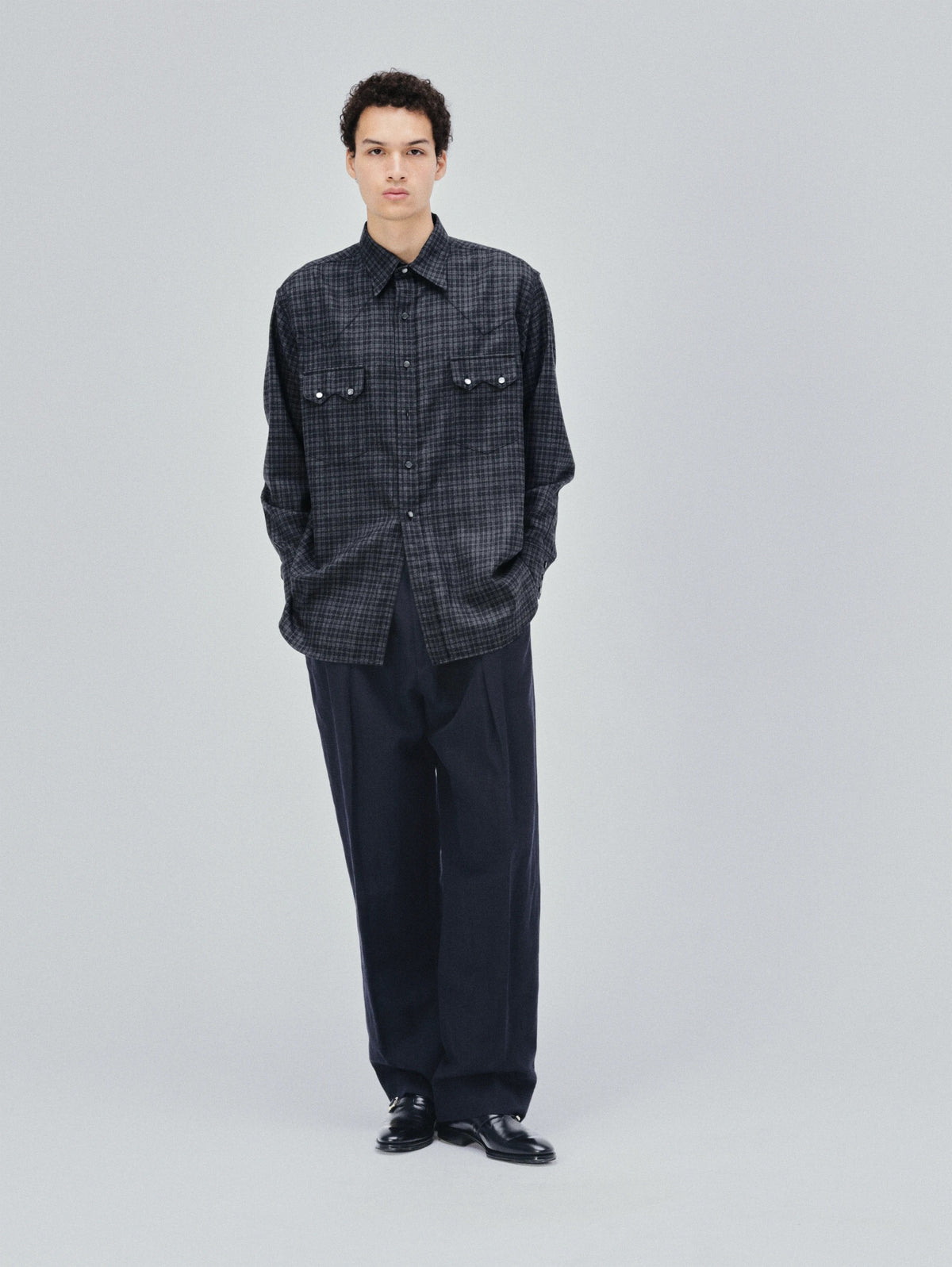 KAPTAIN SUNSHINE 26AW Cashmere Linen 2P Trousers
