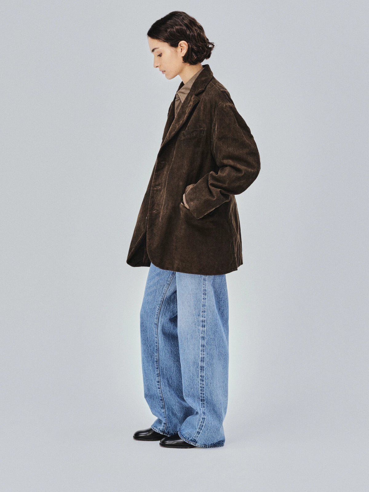 KAPTAIN SUNSHINE 26AW Corduroy Mud-dyed 4B Jacket