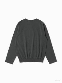 BATONER 26AW BLOWSING HENRY NECK LONG SLEEVE T-SHIRT