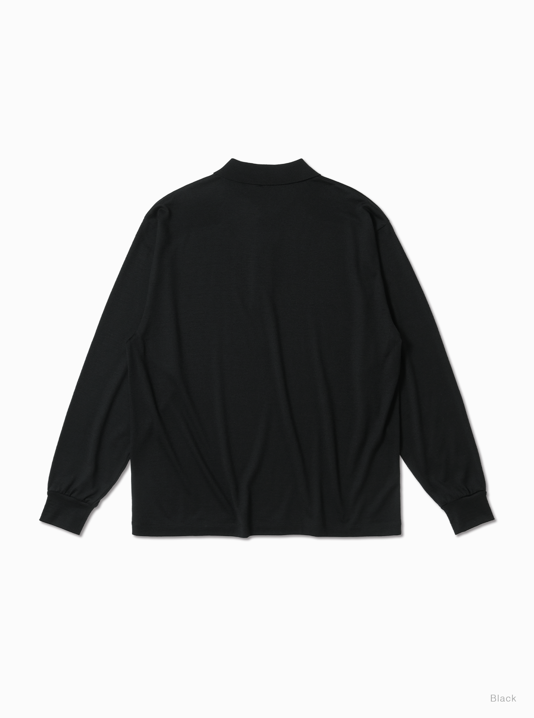 BATONER 26AW  WOOL POLO LONG SLEEVE T-SHIRT