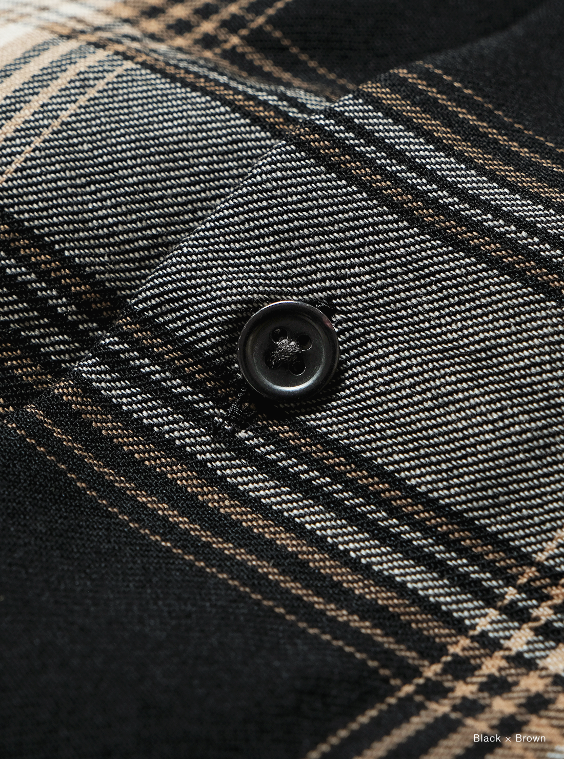 BATONER 26AW  OMBRE CHECK REGULAR COLLAR SHIRT