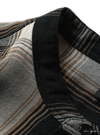 BATONER 26AW  OMBRE CHECK BAND COLLAR SHIRT