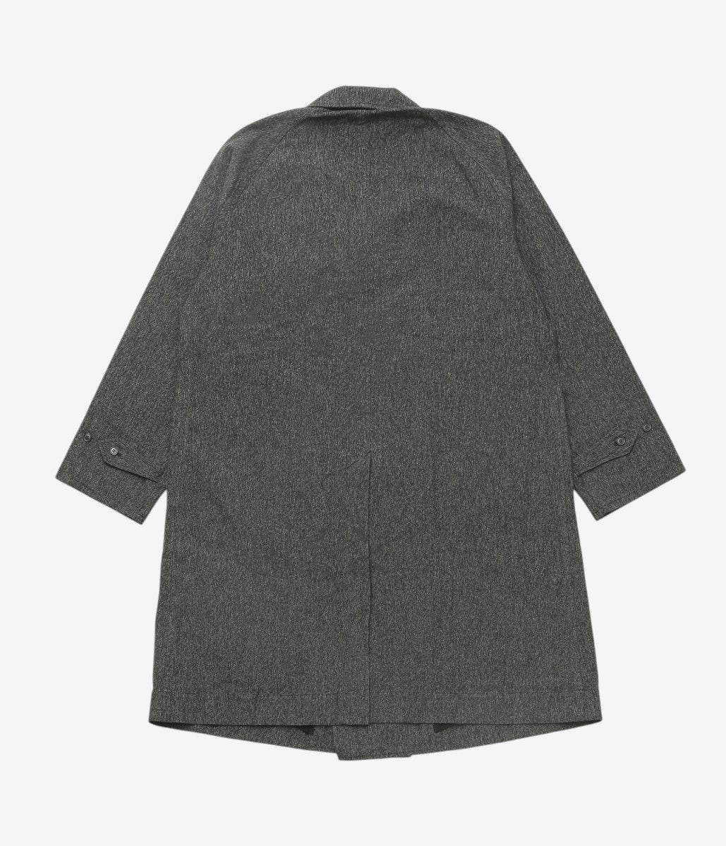 Herill 26AW BLACK CHAMBRAY CLASSIC COAT