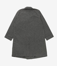 Herill 26AW BLACK CHAMBRAY CLASSIC COAT