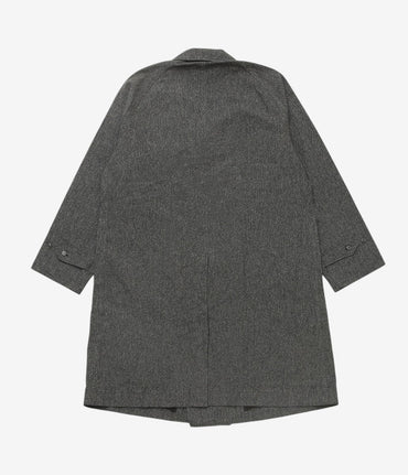 Herill 26AW BLACK CHAMBRAY CLASSIC COAT
