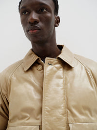 AURALEE 26AW FINE CALF LEATHER DOWN BLOUSON